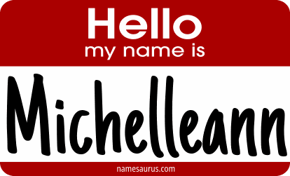 Hello my name is Michelleann png download