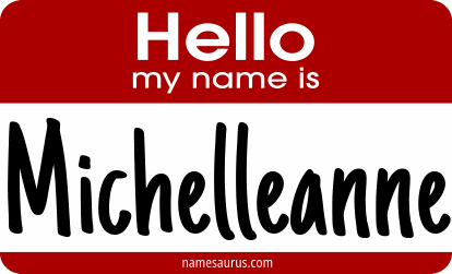 Hello my name is Michelleanne png download