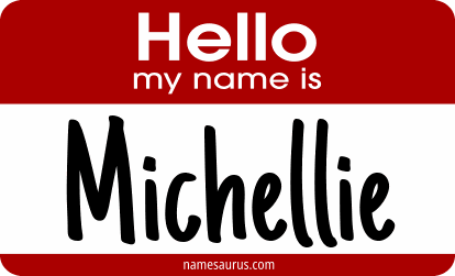 Hello my name is Michellie png download