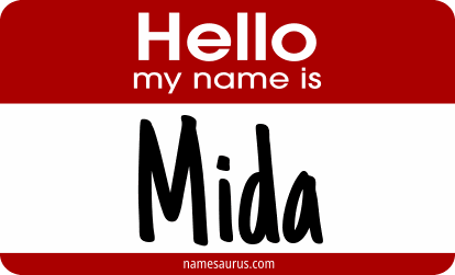 Hello my name is Mida png download