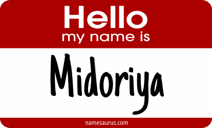 Hello my name is Midoriya png download