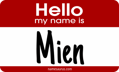 Hello my name is Mien png download
