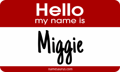 Hello my name is Miggie png download