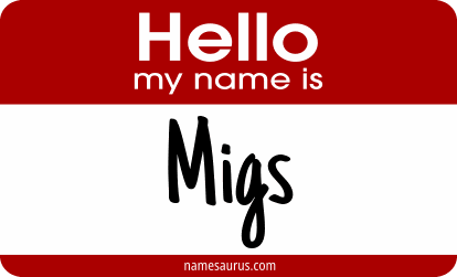 Hello my name is Migs png download
