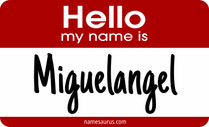 Hello my name is Miguelangel png download