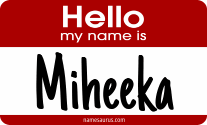 Hello my name is Miheeka png download