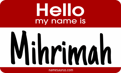 Hello my name is Mihrimah png download