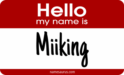 Hello my name is Miiking png download
