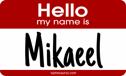 Hello my name is Mikaeel png download