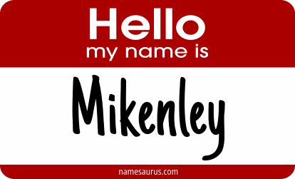 Hello my name is Mikenley png download
