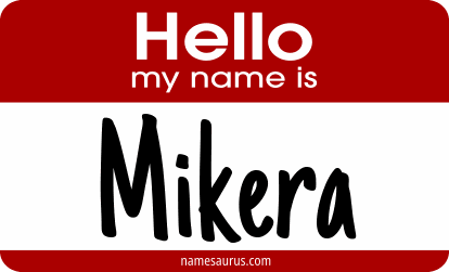 Hello my name is Mikera png download