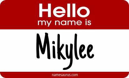Hello my name is Mikylee png download