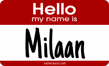 Hello my name is Milaan png download