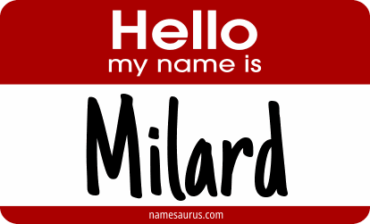Hello my name is Milard png download