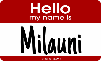 Hello my name is Milauni png download
