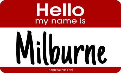Hello my name is Milburne png download