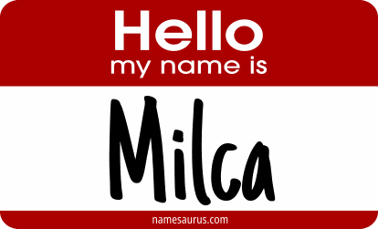 Hello my name is Milca png download