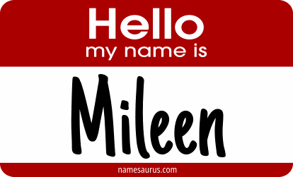 Hello my name is Mileen png download
