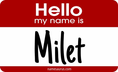 Hello my name is Milet png download