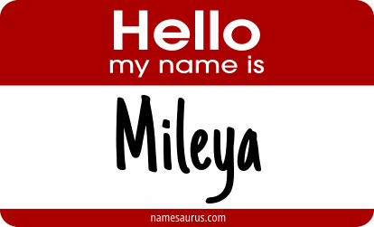 Hello my name is Mileya png download