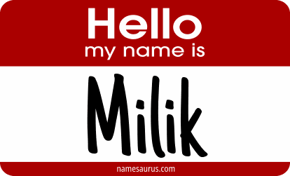 Hello my name is Milik png download