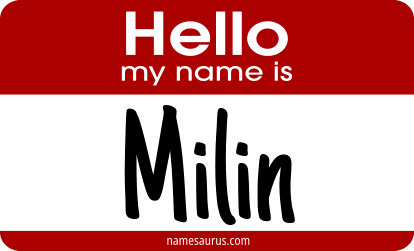 Hello my name is Milin png download