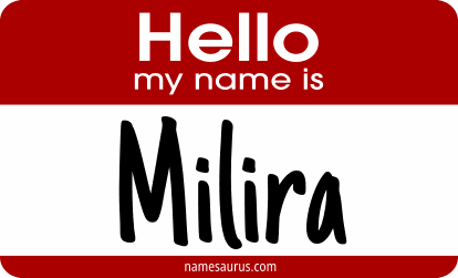 Hello my name is Milira png download