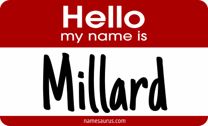 Hello my name is Millard png download