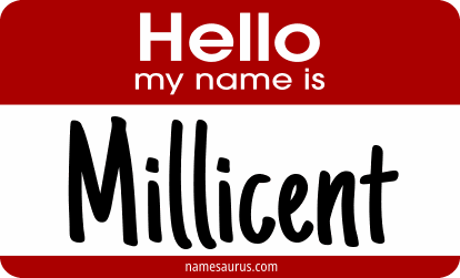 Hello my name is Millicent png download