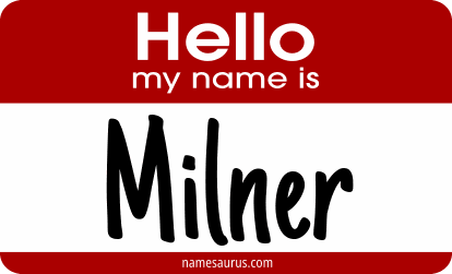 Hello my name is Milner png download