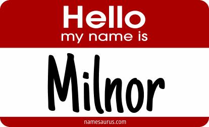 Hello my name is Milnor png download