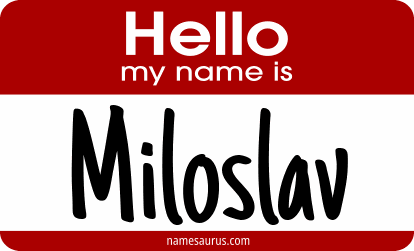 Hello my name is Miloslav png download