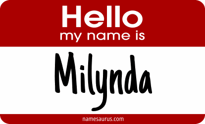 Hello my name is Milynda png download