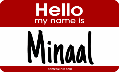 Hello my name is Minaal png download