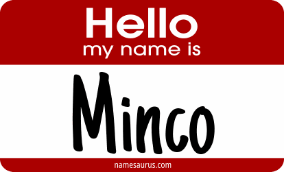 Hello my name is Minco png download