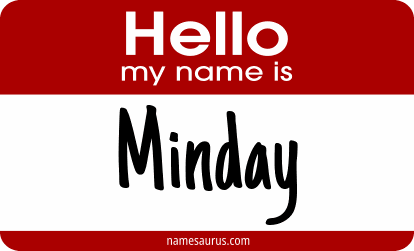 Hello my name is Minday png download