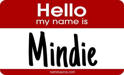 Hello my name is Mindie png download