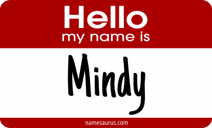Hello my name is Mindy png download