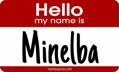 Hello my name is Minelba png download