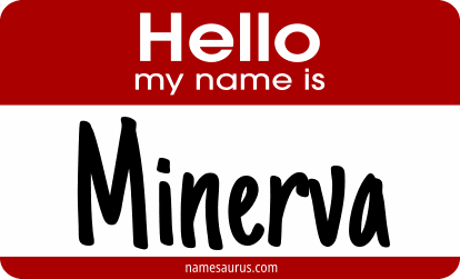 Hello my name is Minerva png download