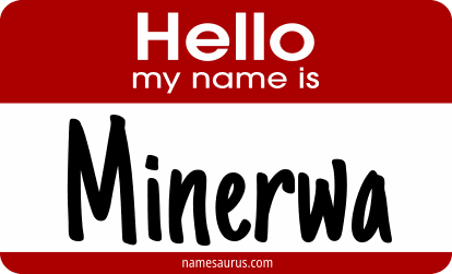 Hello my name is Minerwa png download