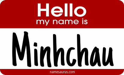Hello my name is Minhchau png download