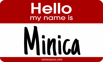 Hello my name is Minica png download