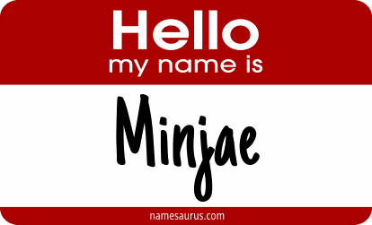Hello my name is Minjae png download