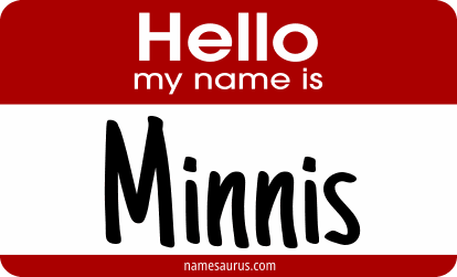Hello my name is Minnis png download
