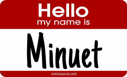 Hello my name is Minuet png download