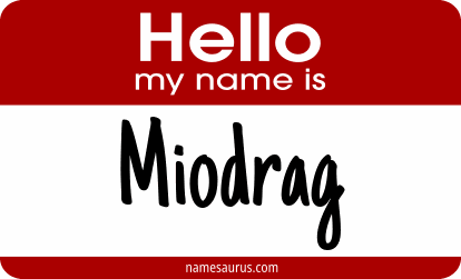 Hello my name is Miodrag png download