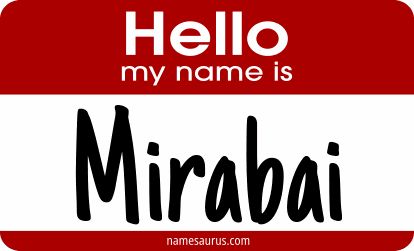 Hello my name is Mirabai png download