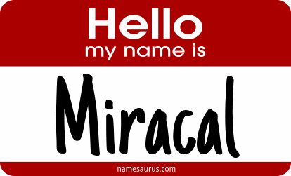 Hello my name is Miracal png download