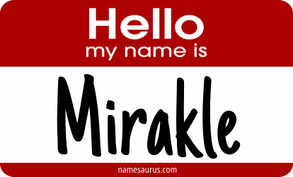 Hello my name is Mirakle png download
